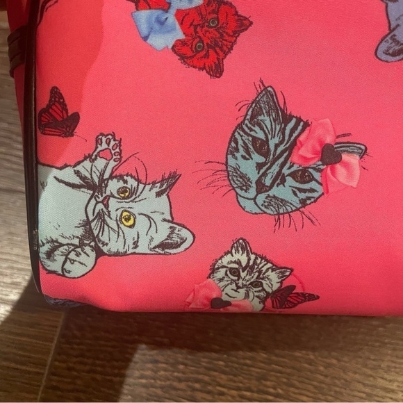 Betsey Johnson Cat Makeup/Cosmetic Bag OS - Picture 7 of 12